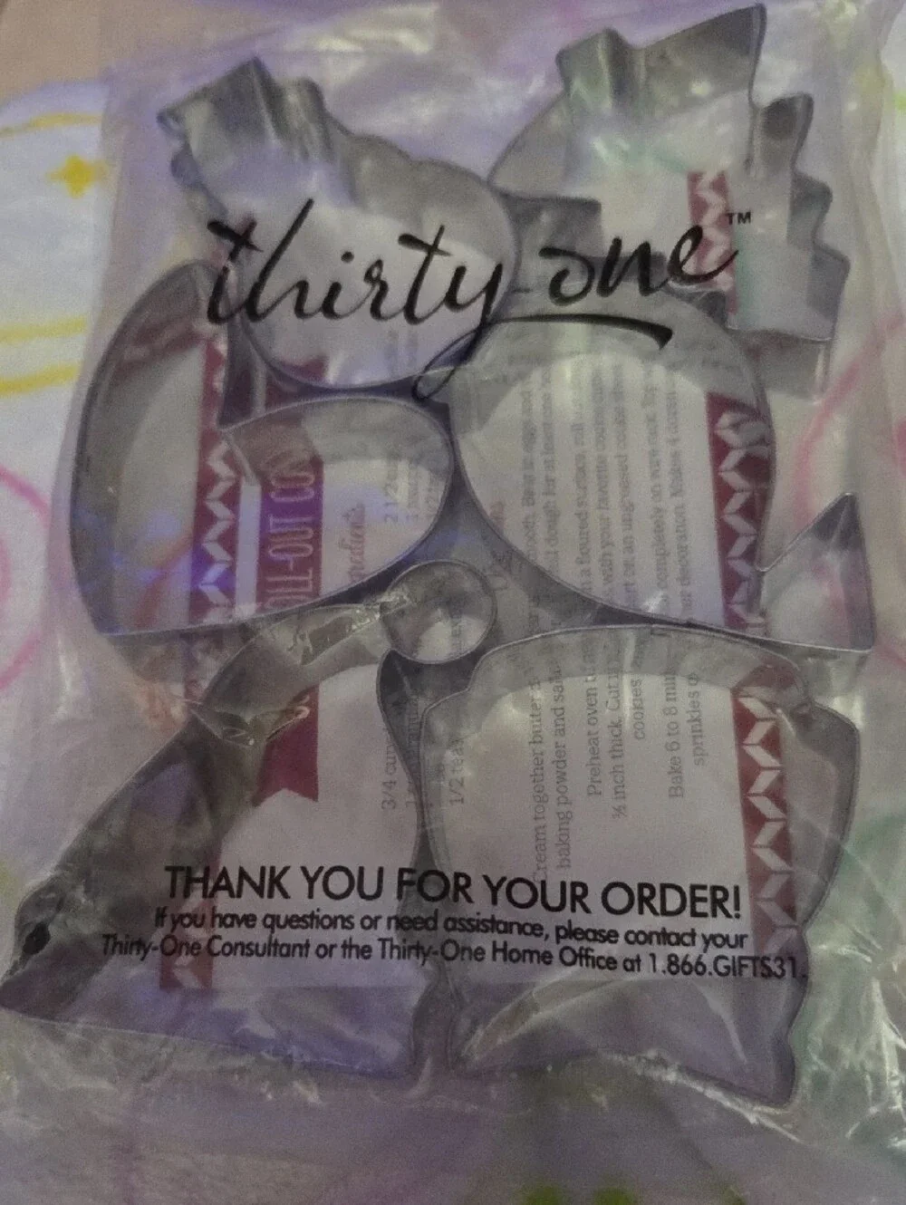 Silver Holiday Cookie Cutter Set - Tree, Bell, Stocking, Wreath 6 Pack NWOT